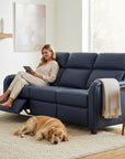 Alicia Luxury Power Motion Leather Sofa -- view 2