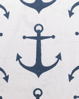 D.V. Kap Anchors Navy Blue Throw Pillow With Insert
