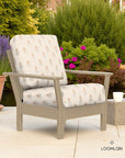 Telescope Antero Deep Seat Cushion Outdoor Arm Chair