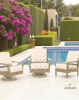 Telescope Antero Deep Seat Cushion Swivel Outdoor Rocker