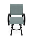 Aruba II Sling Bar Height Swivel Café Chair