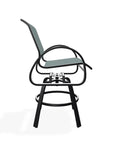Aruba II Sling Balcony Height Swivel Café Chair