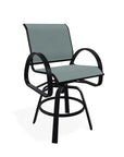 Aruba II Sling Balcony Height Swivel Café Chair