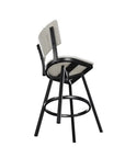 Telescope Avant Balcony Height Armless Swivel Outdoor Chair