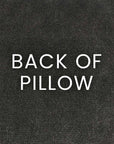 D.V. Kap Bayou Charcoal Black Throw Pillow With Insert