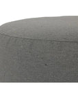 Bazaar Sunbrella Round Outdoor Ottoman-Outdoor Ottomans-Sunset West-LOOMLAN
