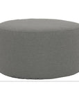 Bazaar Sunbrella Round Outdoor Ottoman-Outdoor Ottomans-Sunset West-36" Dia-LOOMLAN