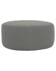 Bazaar Sunbrella Round Outdoor Ottoman-Outdoor Ottomans-Sunset West-42" Dia-LOOMLAN