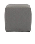 Bazaar Sunbrella Weatherproof Outdoor Pouf - LOOMLAN - Sunset West - Poufs and Stools