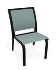 Bazza Sling Stacking Armless Café Chair