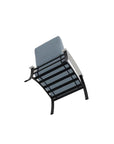 Belle Isle Deep Seat Aluminum Frame Arm Chair