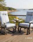 Telescope Belle Isle Deep Seat Cushion High Back Single-Seat Outdoor Glider