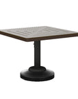 Telescope Belle Isle Sling Square Outdoor Dining Set 5PC