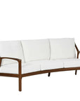 Castelle Berkeley Crescent Curved Outdoor Couch Deep