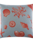 D.V. Kap Big Sur Blue Throw Pillow With Insert