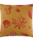 D.V. Kap Big Sur Orange Throw Pillow With Insert