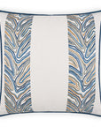 D.V. Kap Blue Jungle Blue Throw Pillow With Insert