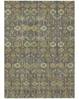 Bohemian Paprika Washable Indoor-Outdoor Rug