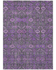 Addison Rugs Bohemian Purple Washable Indoor-Outdoor Rug