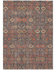 Addison Rugs Bohemian Red Washable Indoor-Outdoor Rug