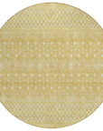 Boho Gold Washable Indoor-Outdoor Rug