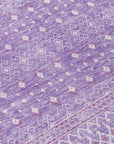 Boho Purple Washable Indoor-Outdoor Rug