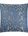 D.V. Kap Bokhara Bluestone Blue Throw Pillow With Insert