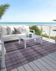 Addison Rugs Calm Mirage Purple Washable Indoor-Outdoor Rug