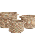 Camden Braided Handmade Outdoor Basket 3PC
