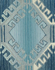 D.V. Kap Cankiri Sapphire Blue Throw Pillow With Insert