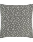 D.V. Kap Caramba Graphite Grey Throw Pillow With Insert