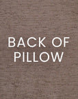 D.V. Kap Carlton Taupe Throw Pillow With Insert
