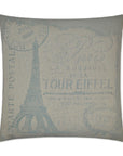 D.V. Kap Cartolina Mint Grey Throw Pillow With Insert