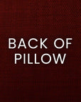 D.V. Kap Empress Casandra Red Throw Pillow With Insert