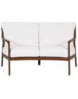 Castelle Berkeley Crescent Curved Outdoor Loveseat Deep