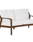 Castelle Berkeley Crescent Curved Outdoor Loveseat Deep