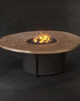 Nature's Wood Round Firepit Table