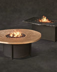 Nature's Wood Round Firepit Table