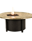 Nature's Wood Round Firepit Table