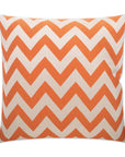 D.V. Kap Chevron Chic Orange Throw Pillow With Insert