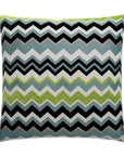D.V. Kap Chevron Green Throw Pillow With Insert