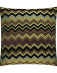D.V. Kap Chevron Brown Throw Pillow With Insert