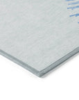 Addison Rugs Circles Blue Washable Indoor-Outdoor Rug
