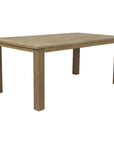 Coastal Teak Timeless Outdoor Dining Table-Outdoor Dining Tables-Sunset West-LOOMLAN