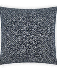 D.V. Kap Code Navy Blue Throw Pillow With Insert