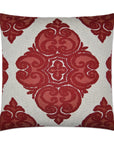 D.V. Kap Cotillion Red Throw Pillow With Insert