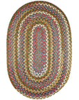 Country Jewel Braided Oval Reversible Area Rugs