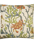 D.V. Kap Crab Walk Multi Color Throw Pillow With Insert