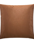 D.V. Kap Croc Copper Throw Pillow With Insert