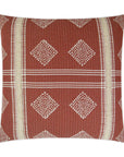 D.V. Kap Cultural Brick Red Throw Pillow With Insert